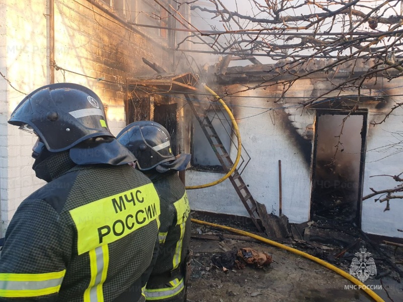 Пожарно-спасательное подразделение Херсонской области ликвидировало пожар в Геническом муниципальном округе