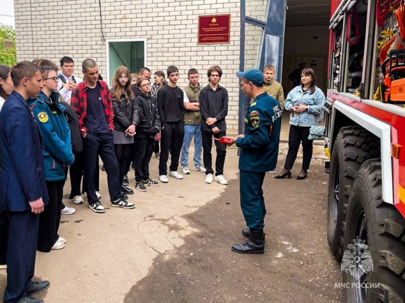 В гостях у Чаплынских пожарных