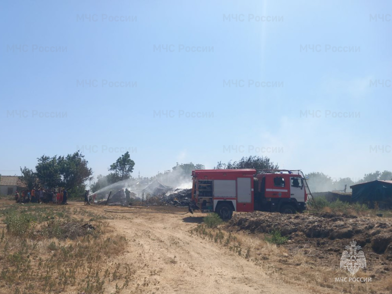 Пожарно-спасательное подразделение Херсонской области ликвидировало пожар в Каховском муниципальном округе