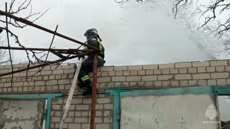 Пожарно-спасательное подразделение Херсонской области ликвидировало пожар в Чаплинском муниципальном округе